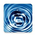 water drop live wallpaper android application logo